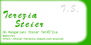 terezia steier business card